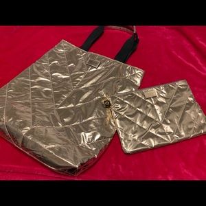 🔥Victoria Secret Rose Gold Tote Bundle